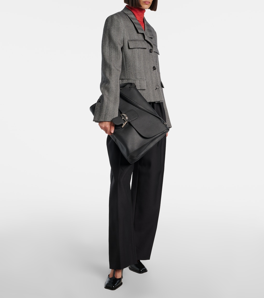 Brillant Large leather shoulder bag | Delvaux