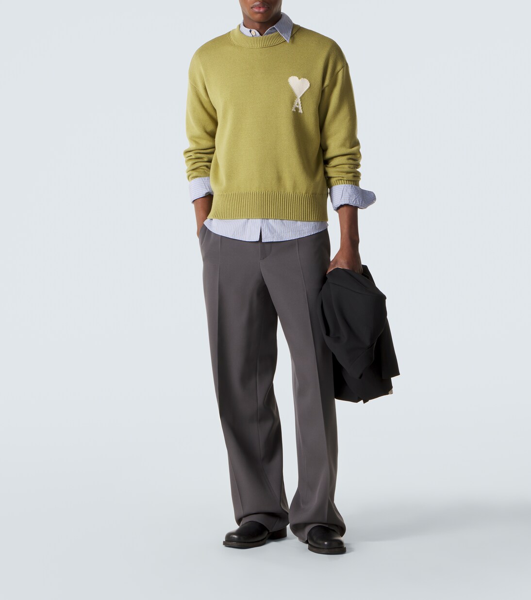 Pullover Ami de Cœur aus einem Wollgemisch | Ami Paris