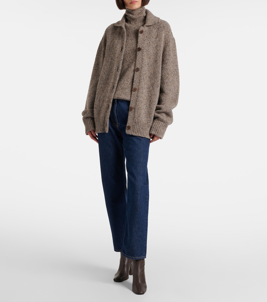 Mona leather ankle boots | The Row