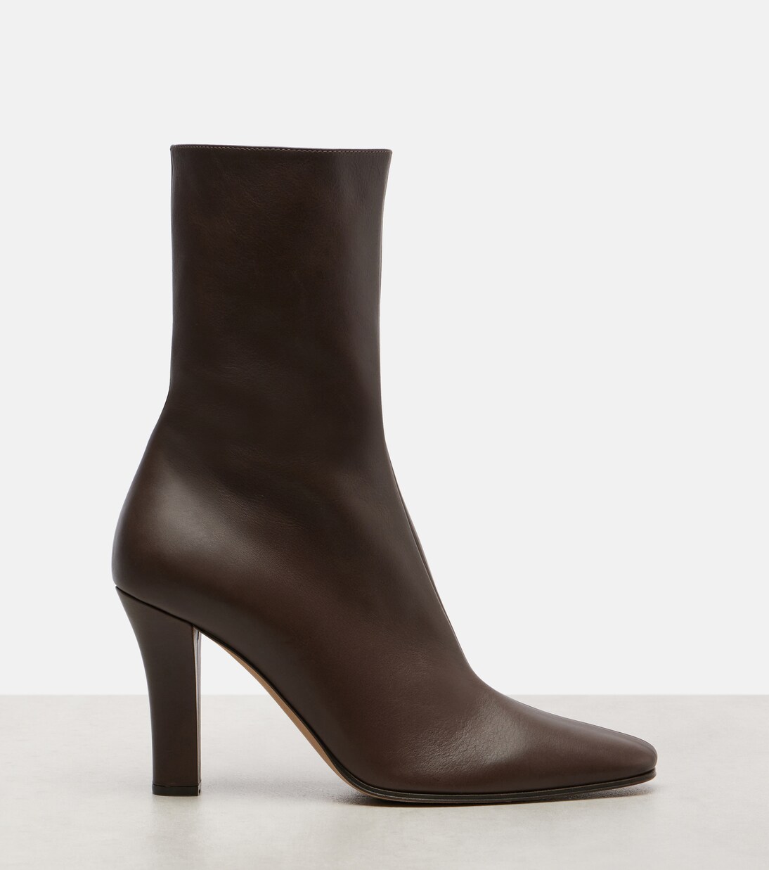 Mona leather ankle boots | The Row