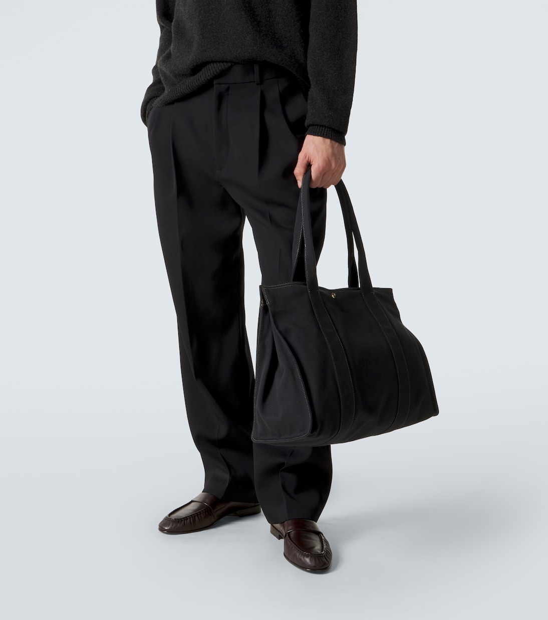 Sisal canvas tote bag | The Row