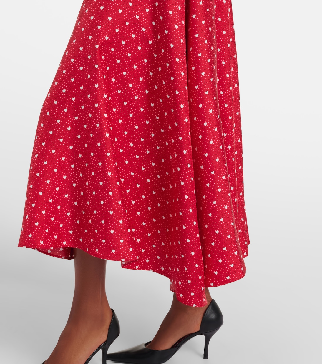 Midikleid aus Seiden-Twill | Rodarte