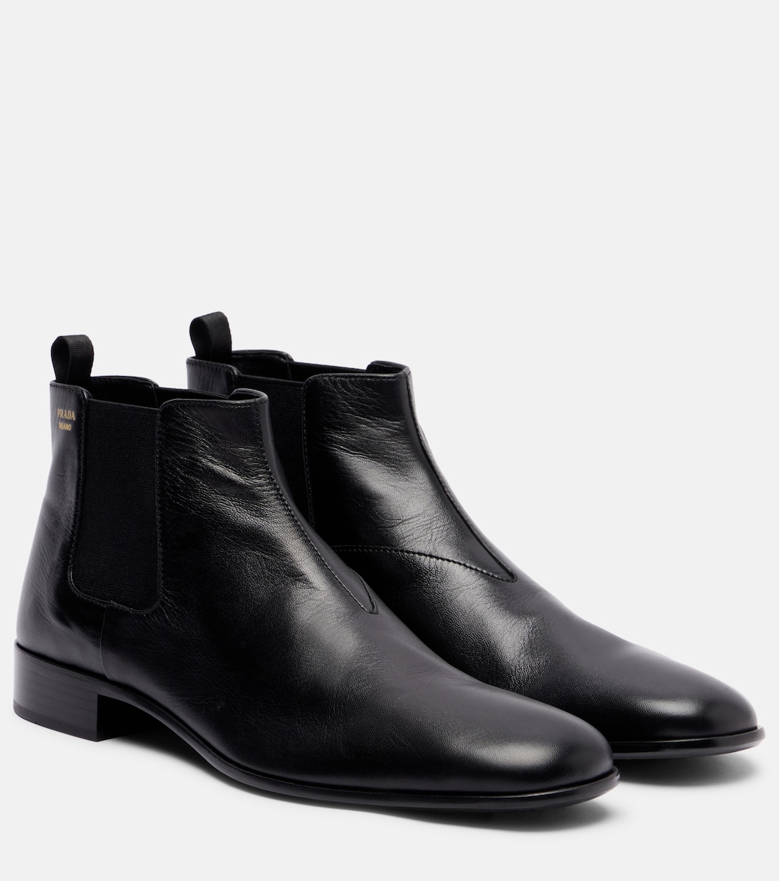 Leather Chelsea boots | Prada