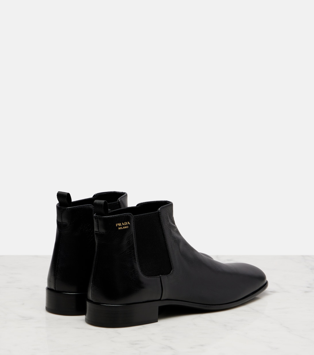 Leather Chelsea boots | Prada