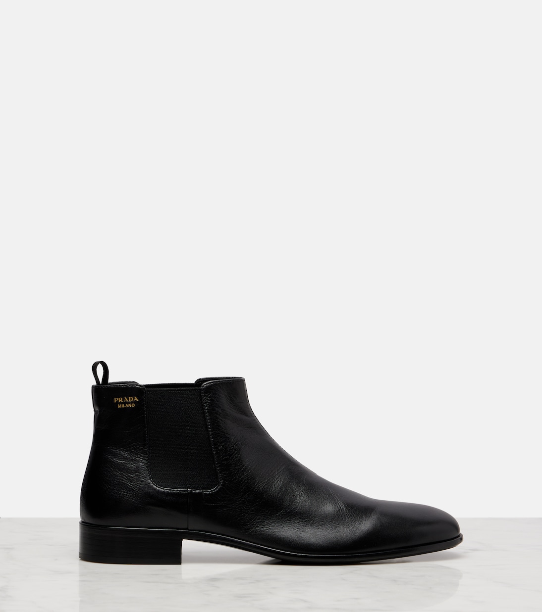 Leather Chelsea boots | Prada
