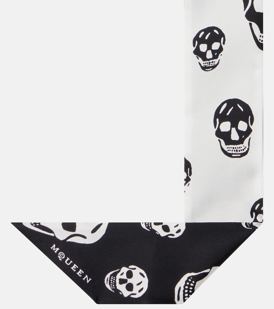 Printed silk scarf | McQueen