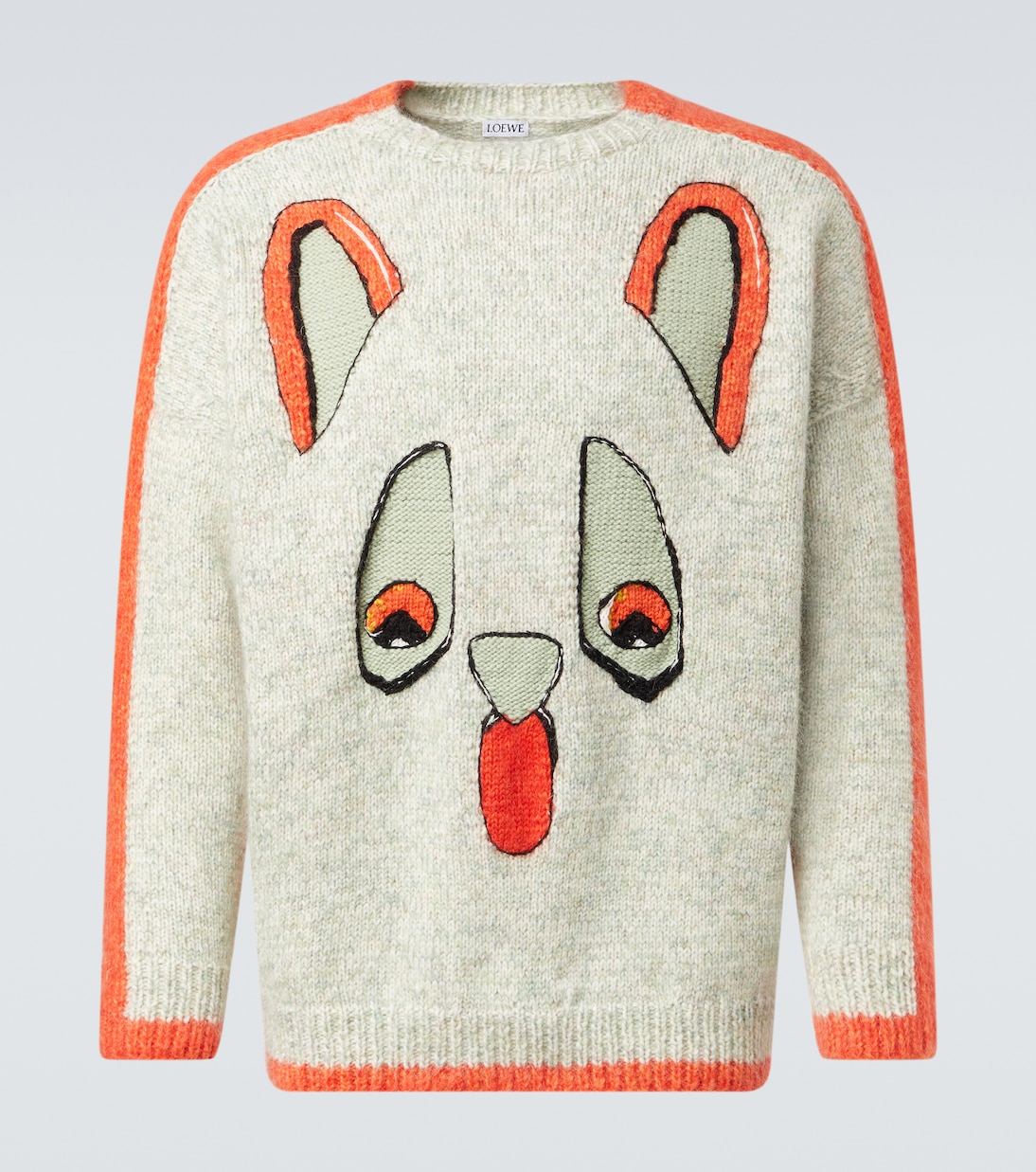 x Louis Wain intarsia wool-blend sweater | Loewe