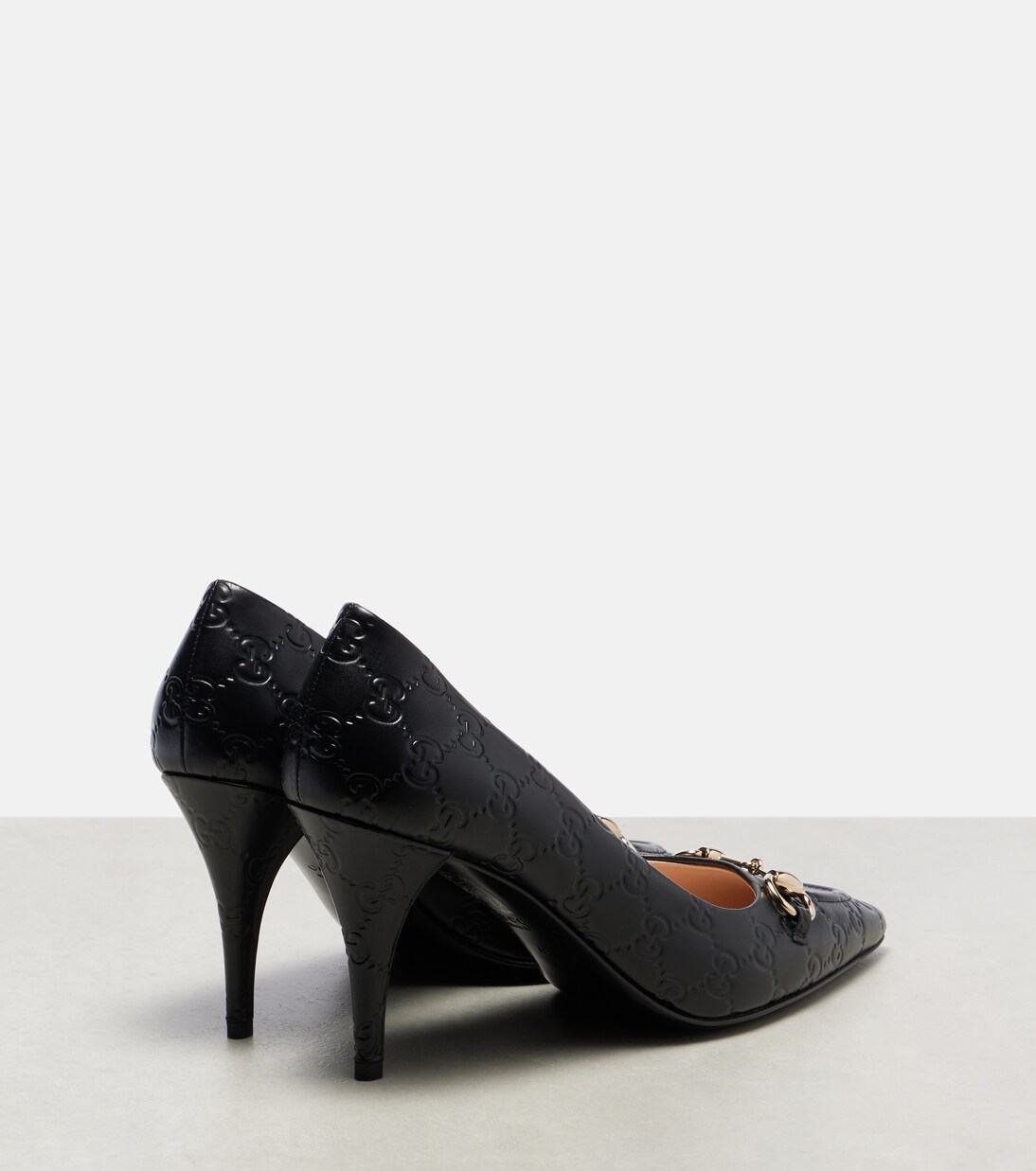 Pumps Erin GG Horsebit aus Leder | Gucci