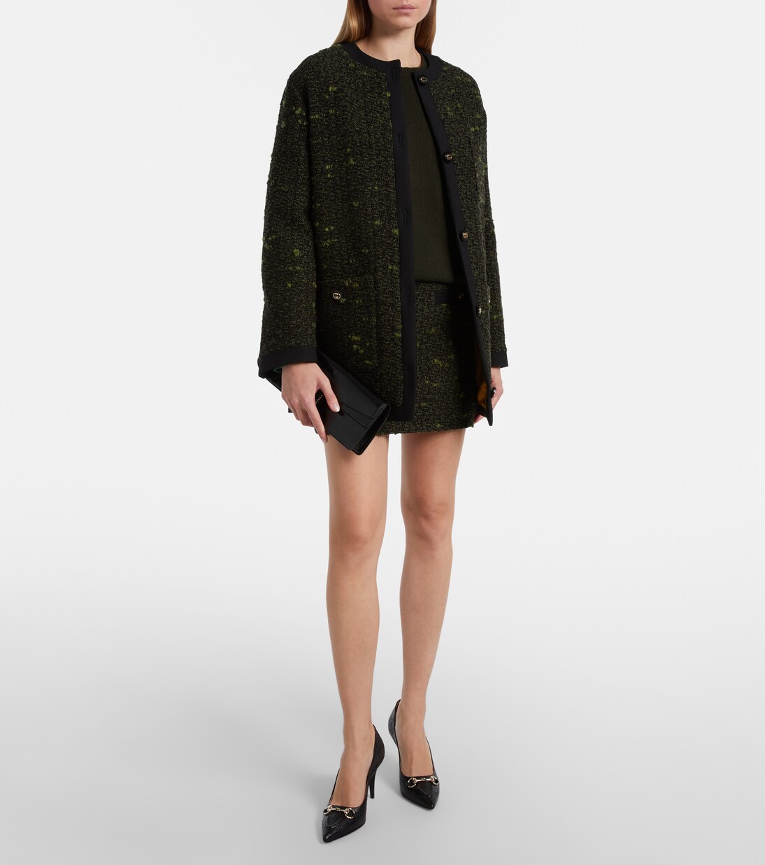 Pumps Erin GG Horsebit aus Leder | Gucci