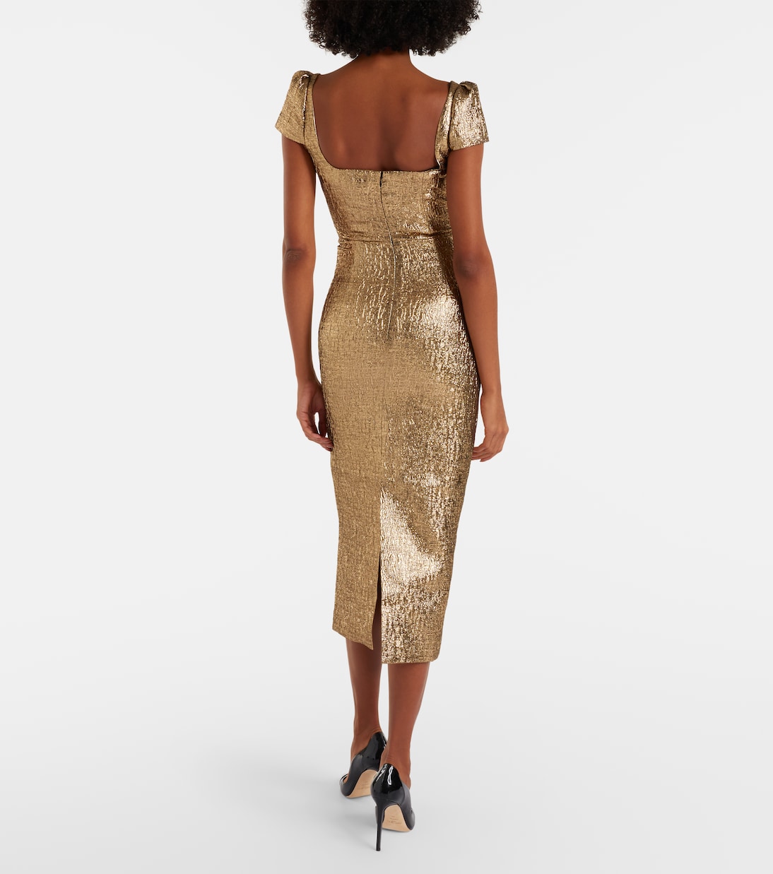 Cocktailkleid aus Lamé | Roland Mouret