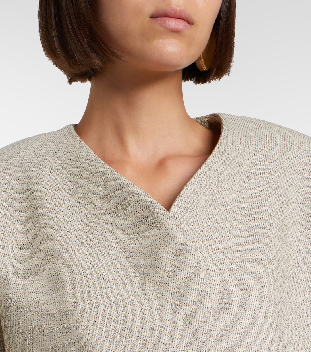 Jacke Ovalo aus Baumwolle und Leinen | Jacquemus