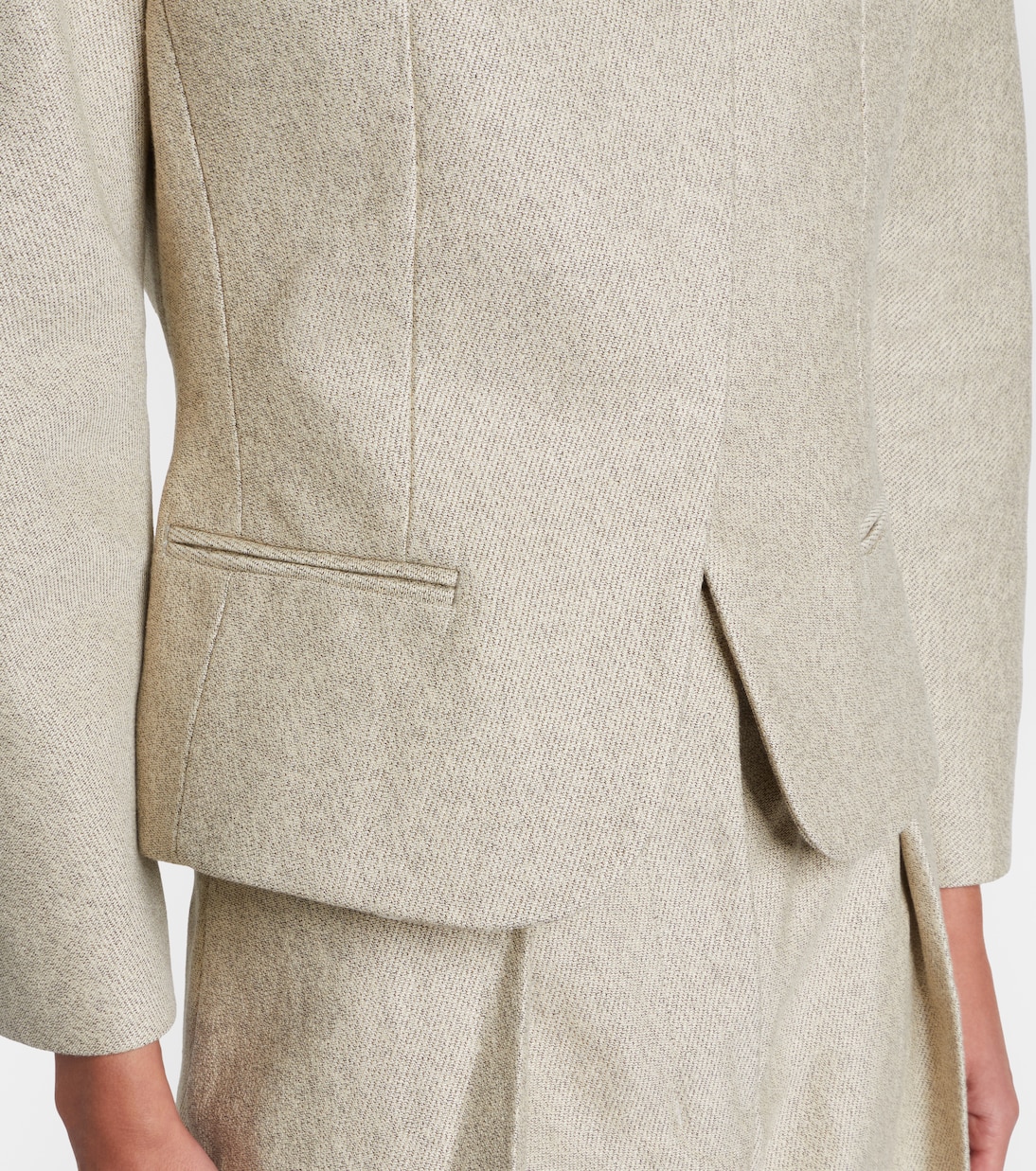 Jacke Ovalo aus Baumwolle und Leinen | Jacquemus