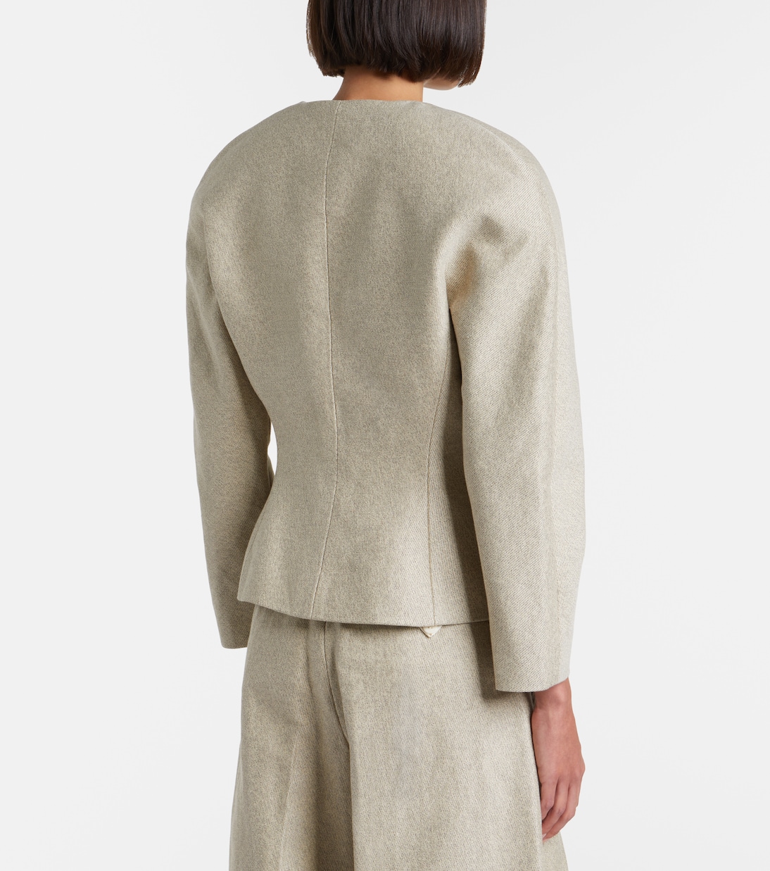 Jacke Ovalo aus Baumwolle und Leinen | Jacquemus