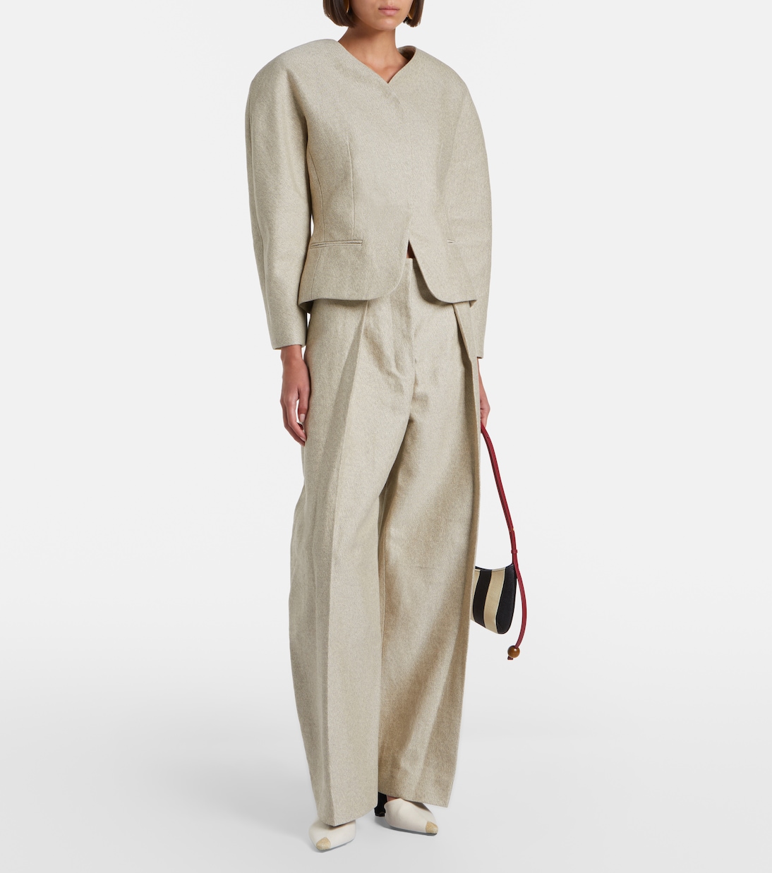 Jacke Ovalo aus Baumwolle und Leinen | Jacquemus