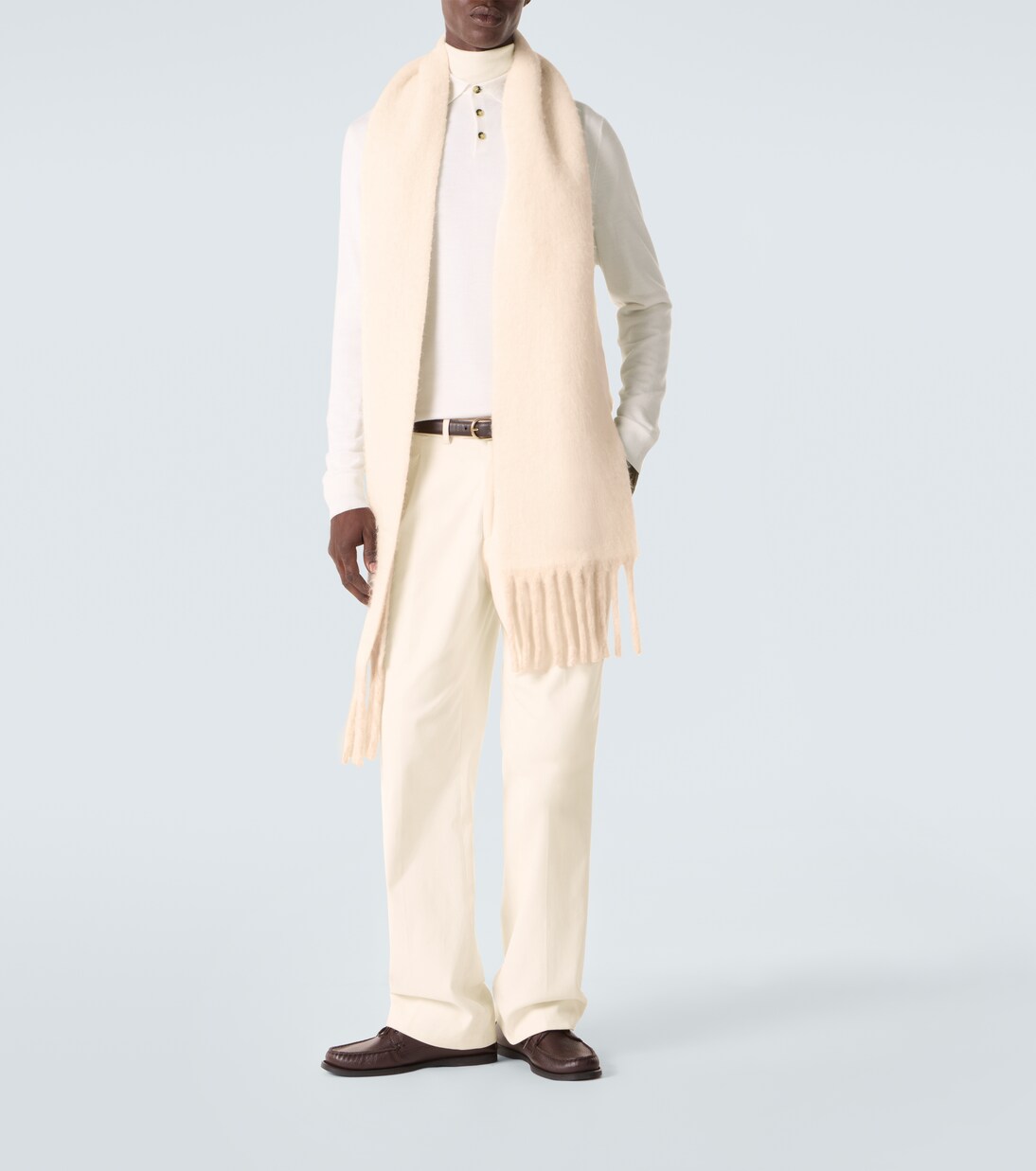 Virgin wool polo sweater | Allude