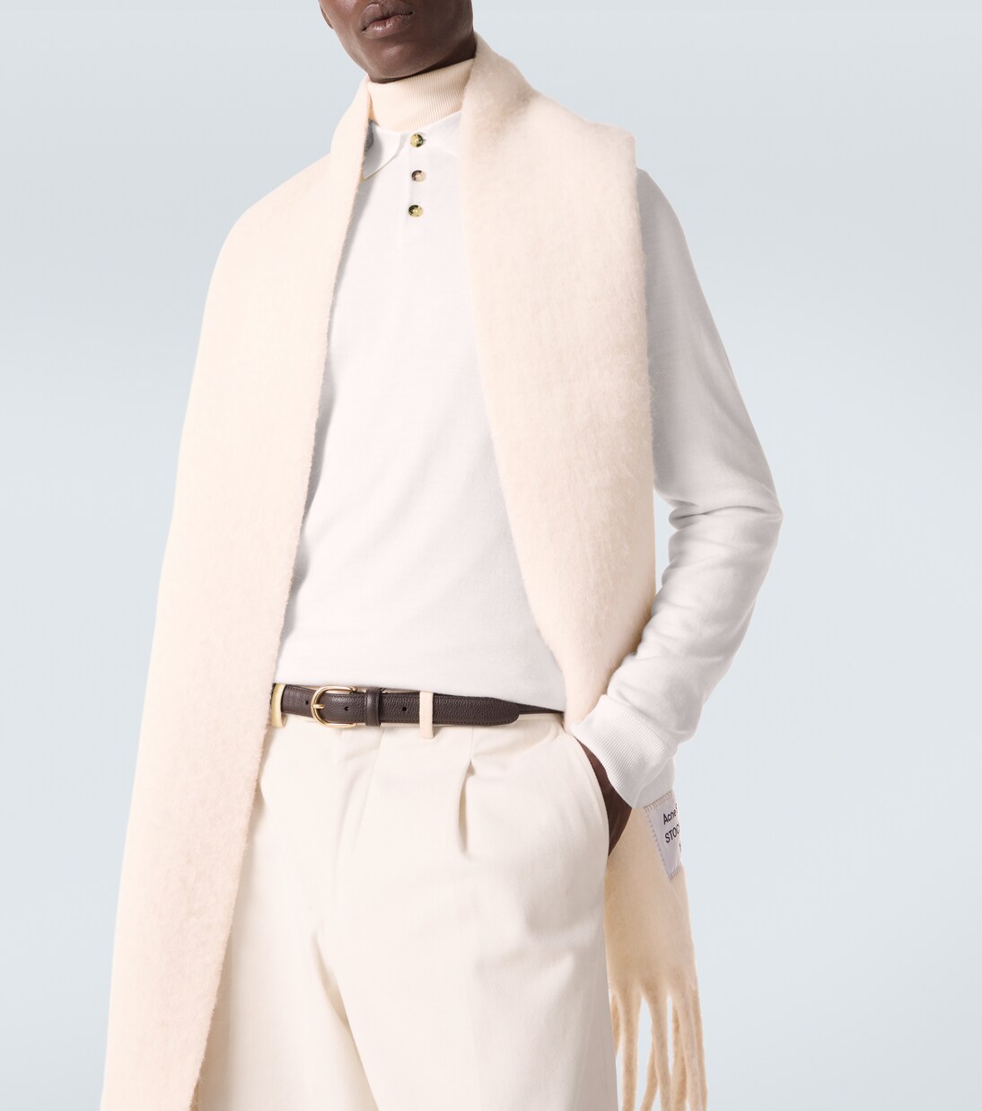 Virgin wool polo sweater | Allude