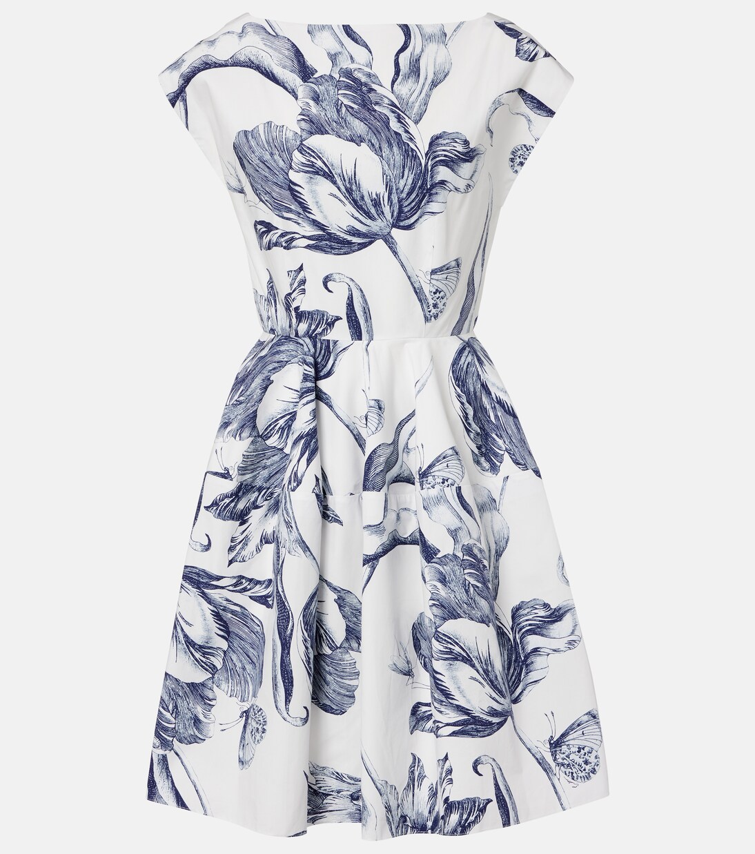Robe en coton à fleurs | Erdem