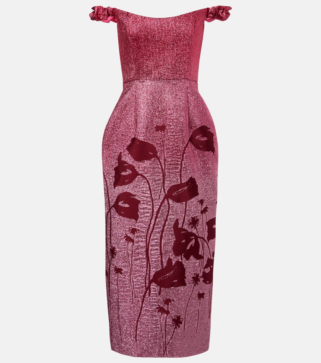 Bustier-Kleid Amina aus Lamé | Markarian