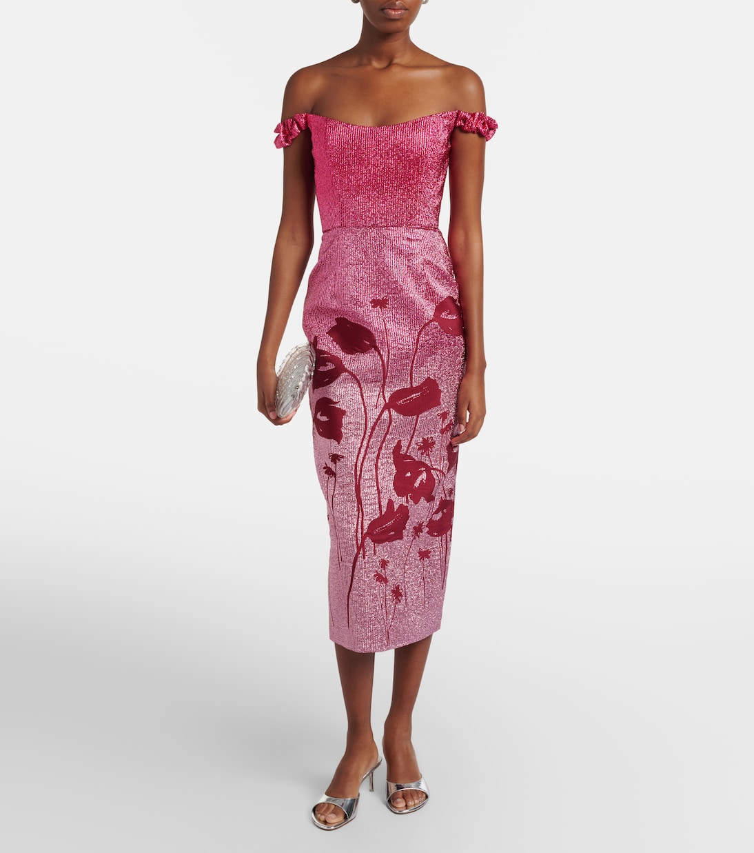 Bustier-Kleid Amina aus Lamé | Markarian