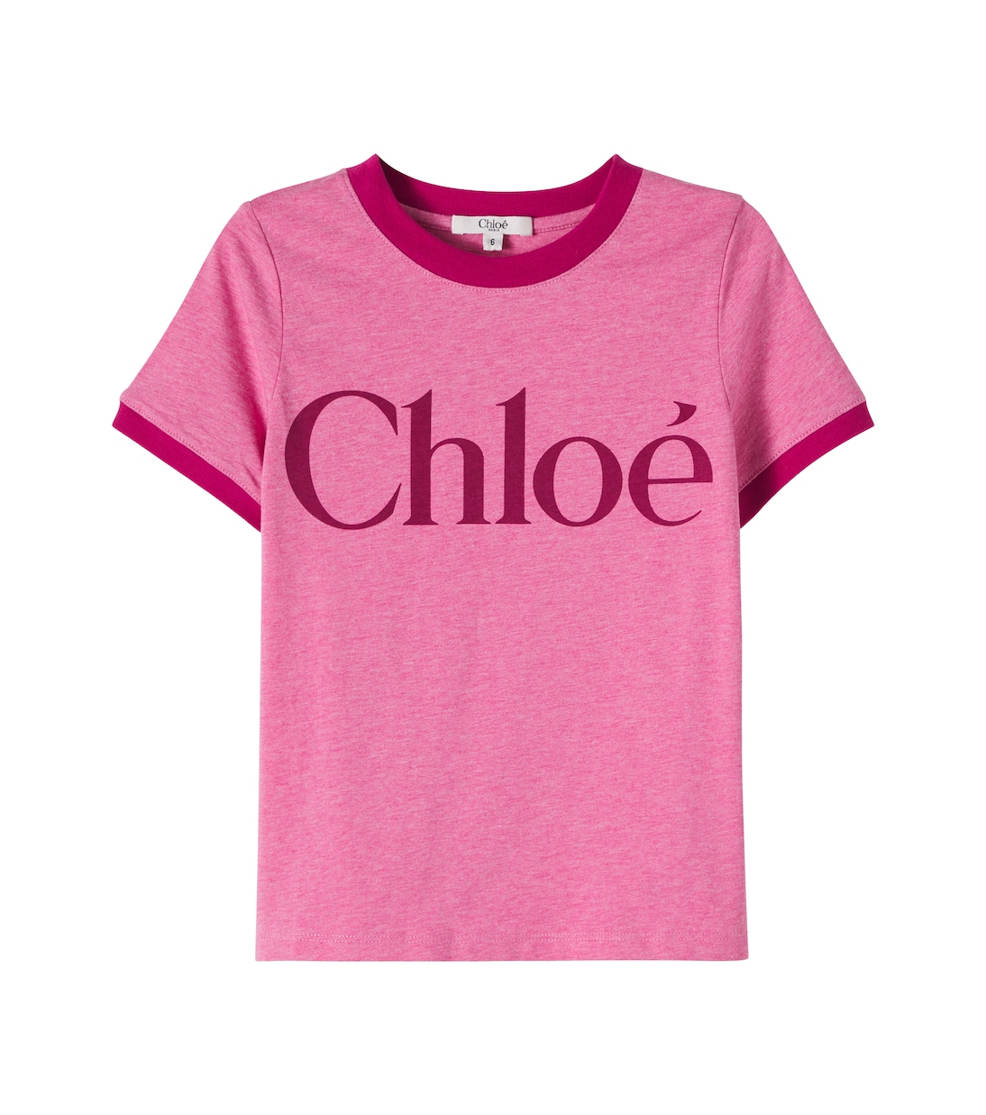 T-shirt en coton à logo | Chloé Kids