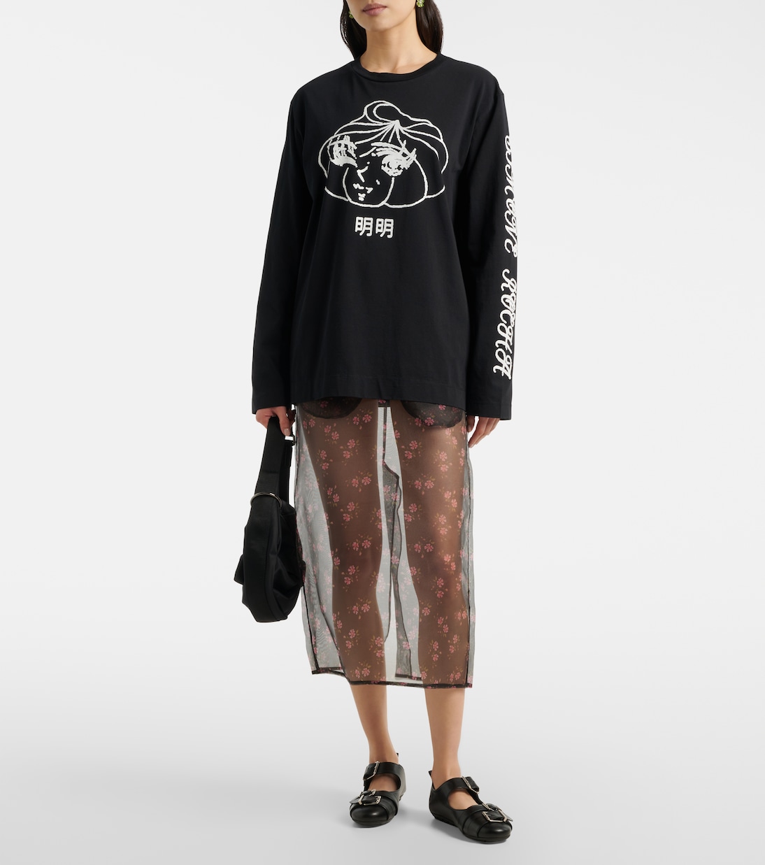 Longsleeve Dim Sum aus Baumwoll-Jersey | Simone Rocha