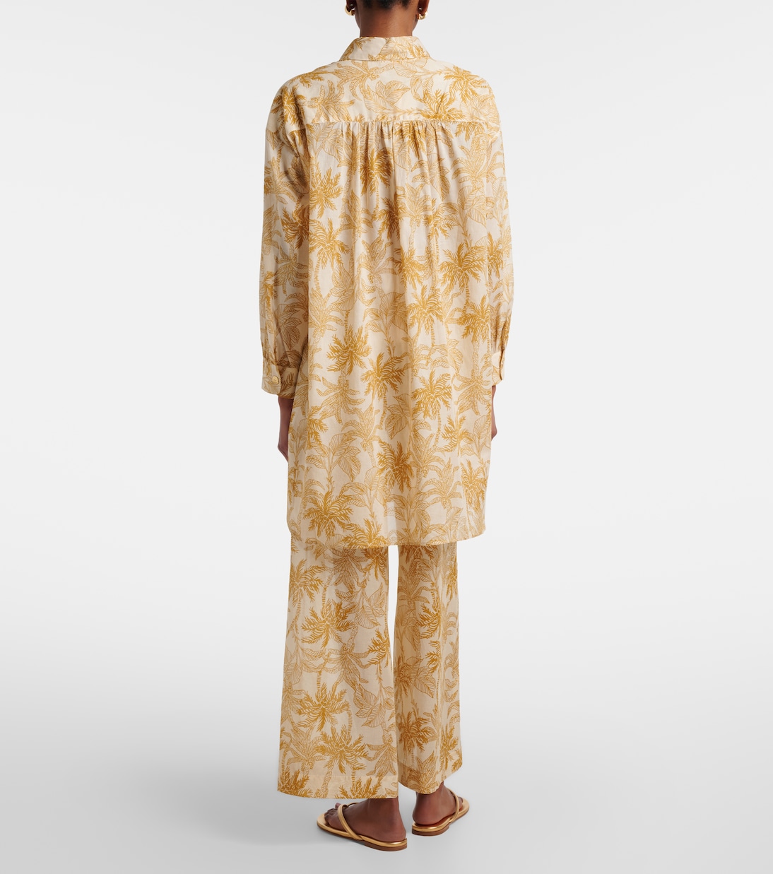 Itinerant printed cotton wide-leg pants | Eres