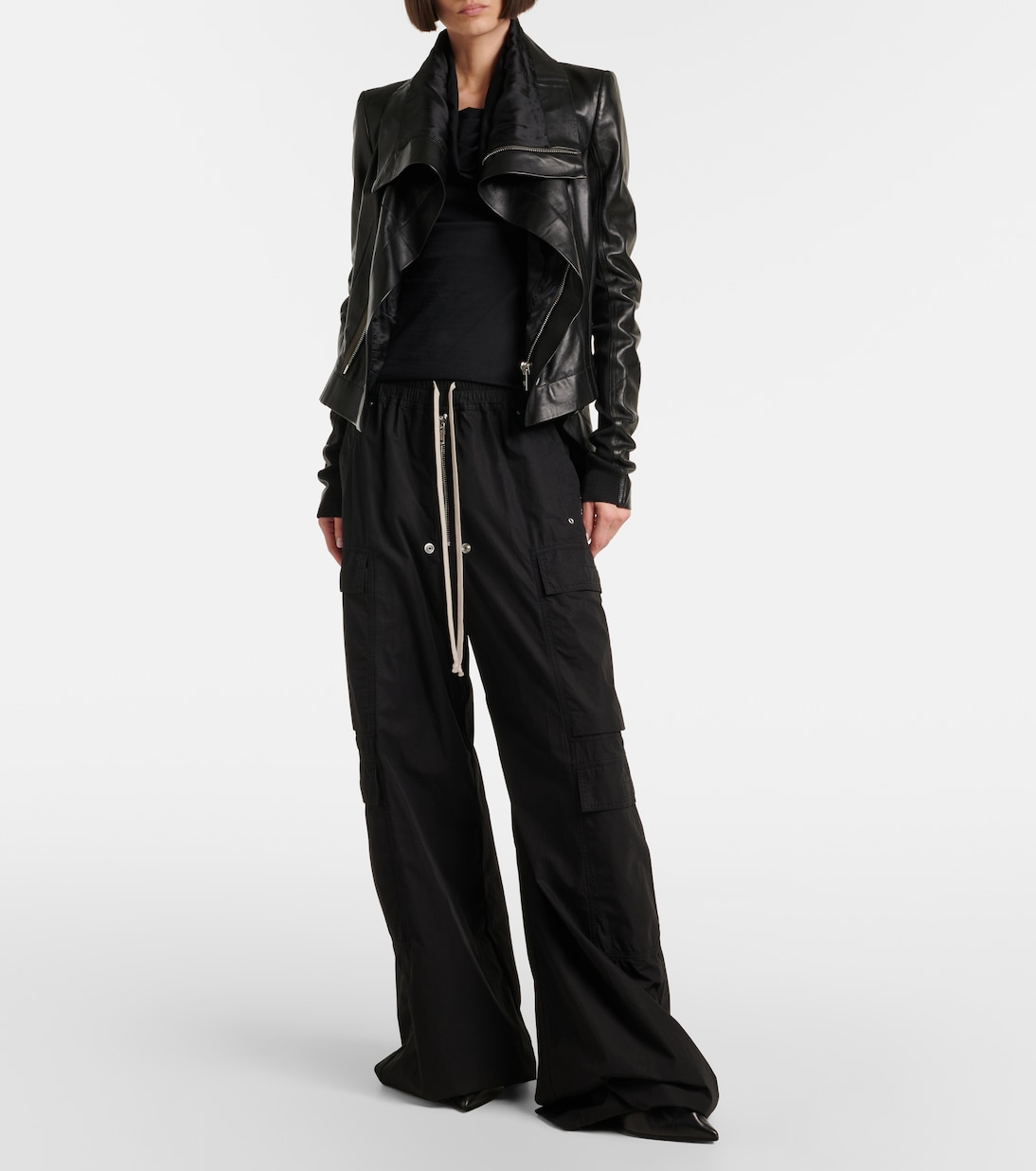 DRKSHDW Jumbo Belas cotton cargo pants | Rick Owens
