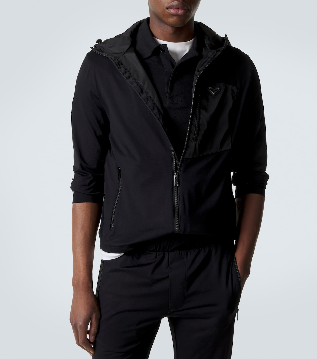 Kapuzenjacke mit Re-Nylon | Prada