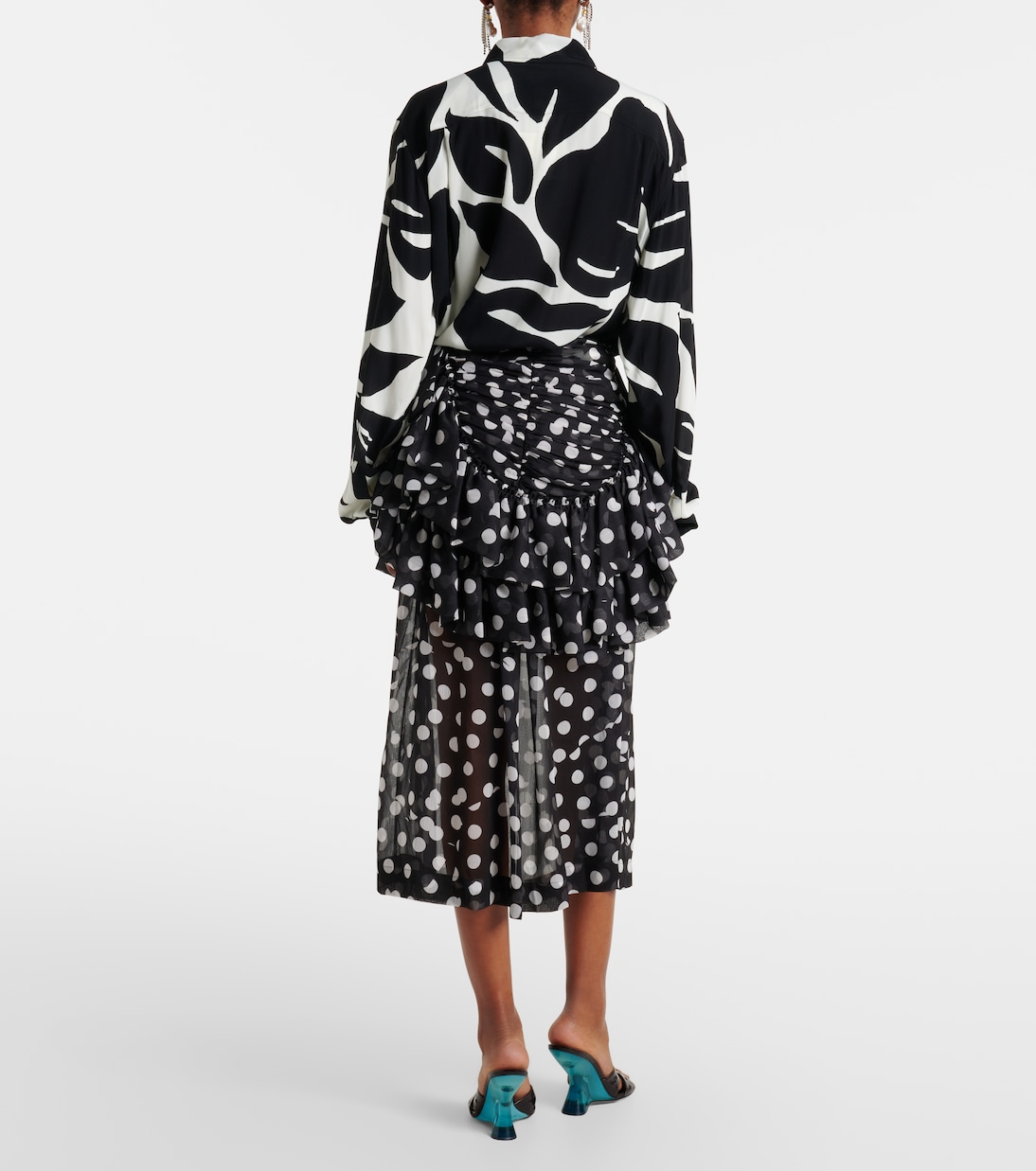 Midirock mit Polka-Dots | Dries Van Noten