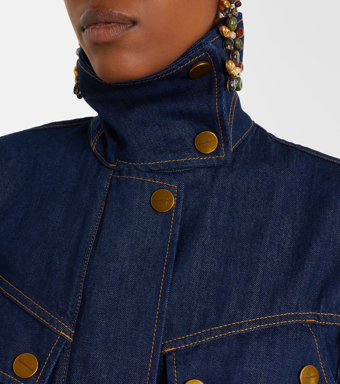 Robe Luna en denim | Zimmermann