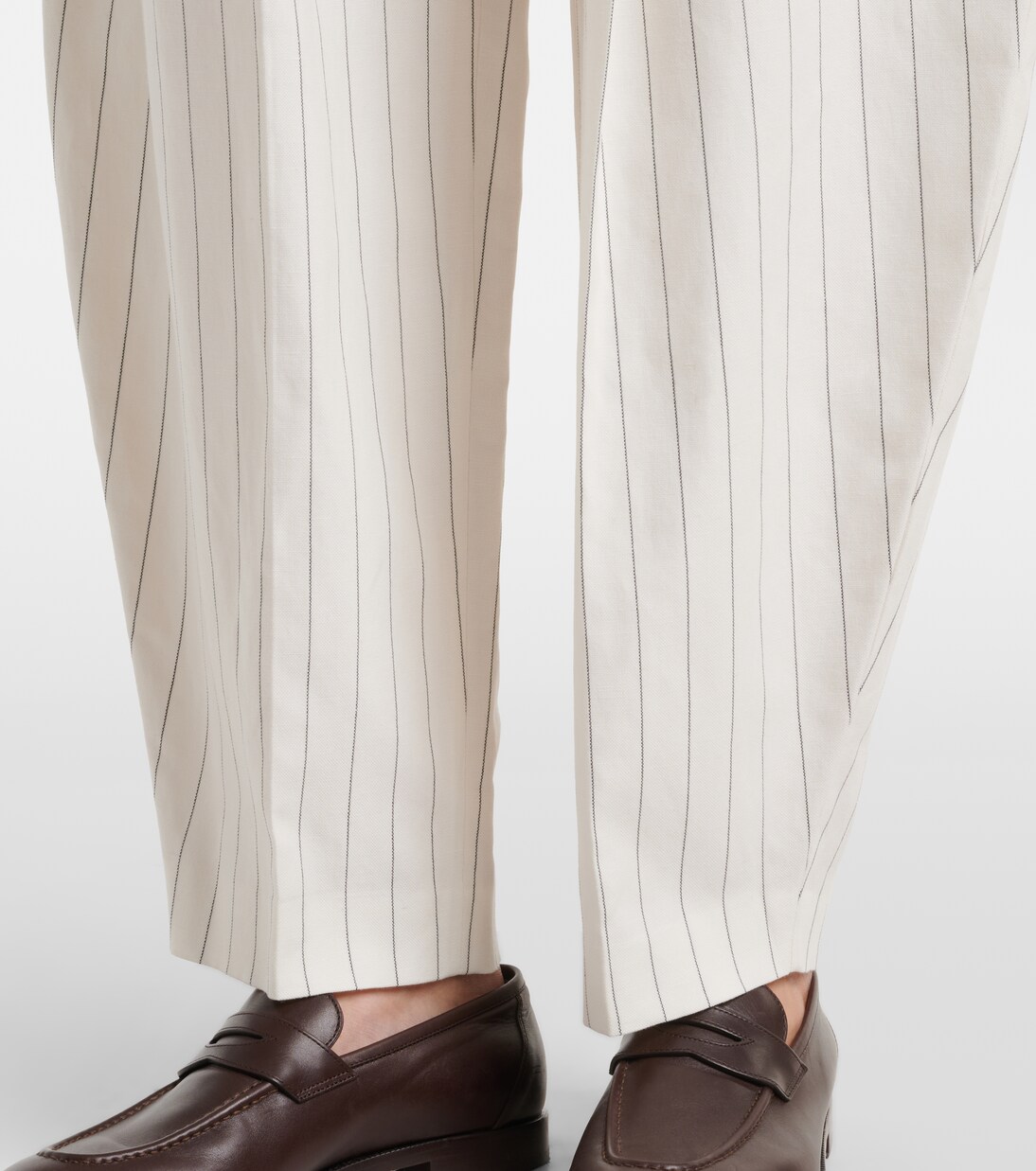 Harlo striped cotton, linen and wool pants | Ralph Lauren Collection