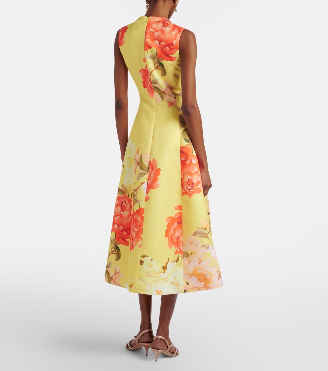 Cleo floral midi dress | Leo Lin