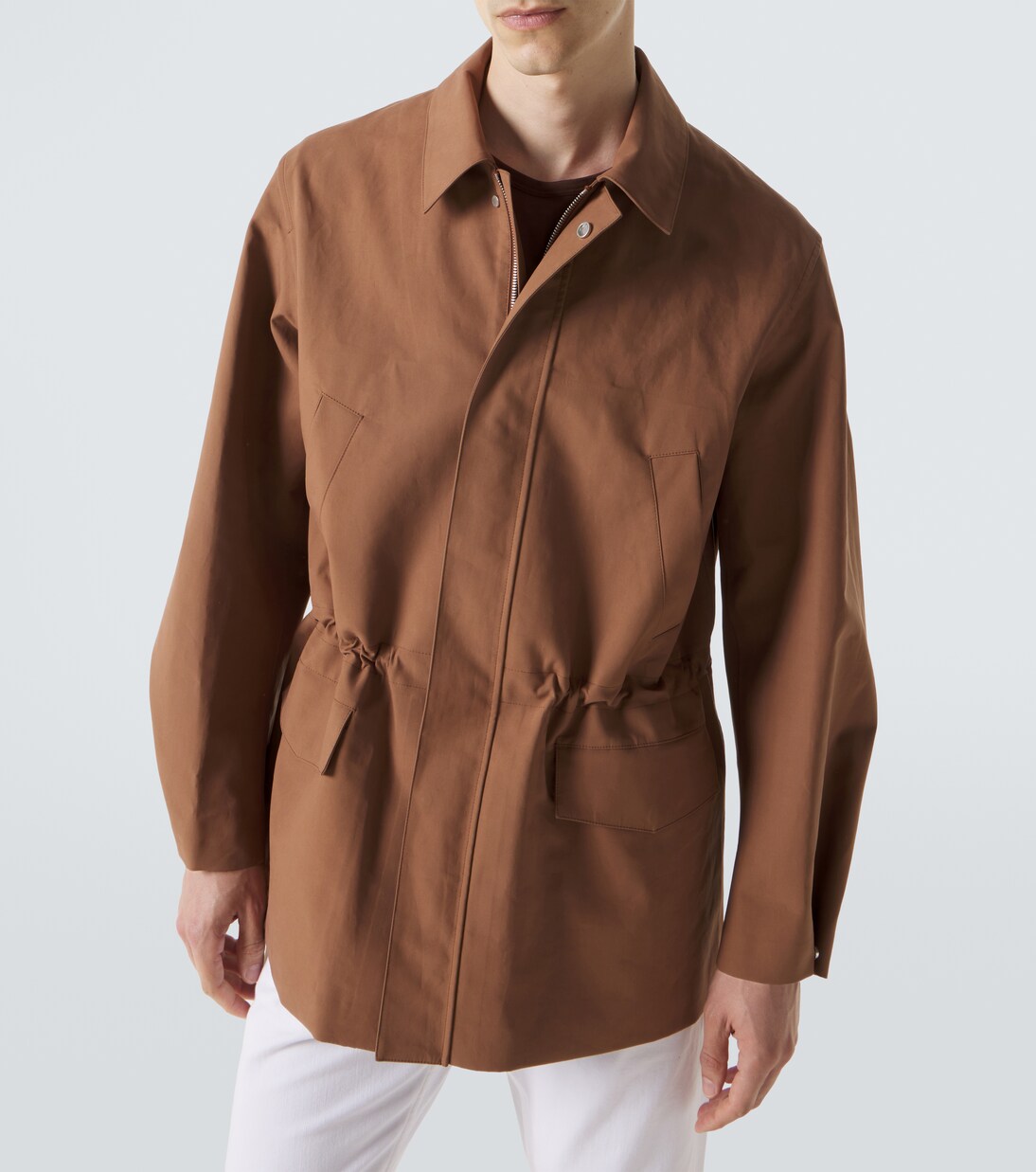 Jacke Country aus Baumwolle und Leinen | Umit Benan