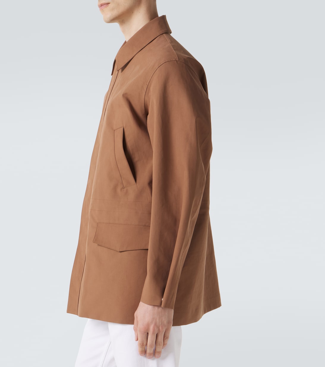 Jacke Country aus Baumwolle und Leinen | Umit Benan