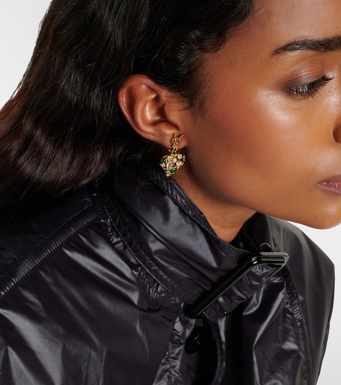 Ohrringe Cassandre mit Kristallen | Saint Laurent