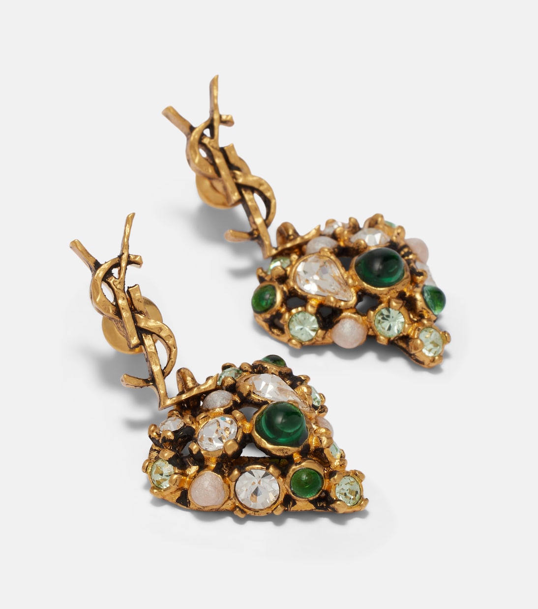 Ohrringe Cassandre mit Kristallen | Saint Laurent