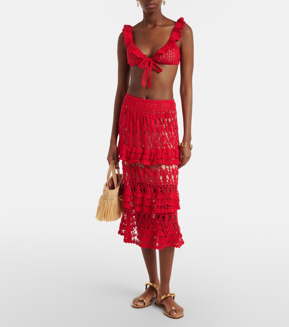 Midirock Elsie aus Häkelstrick | Anna Kosturova