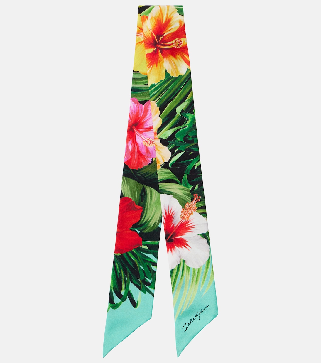 花卉真丝斜纹布围巾 | Dolce&Gabbana