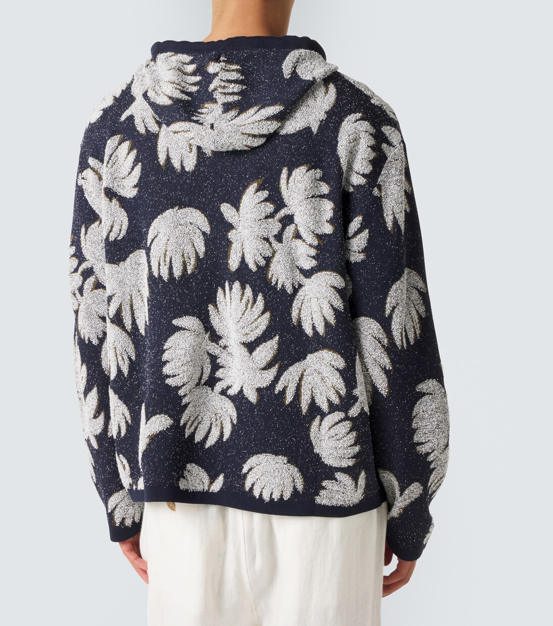 Jacquard terry hoodie | Commas