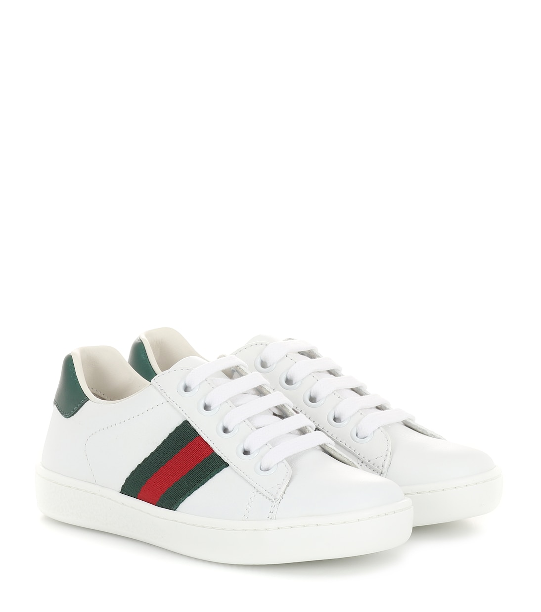 Ace leather sneakers | Gucci Kids