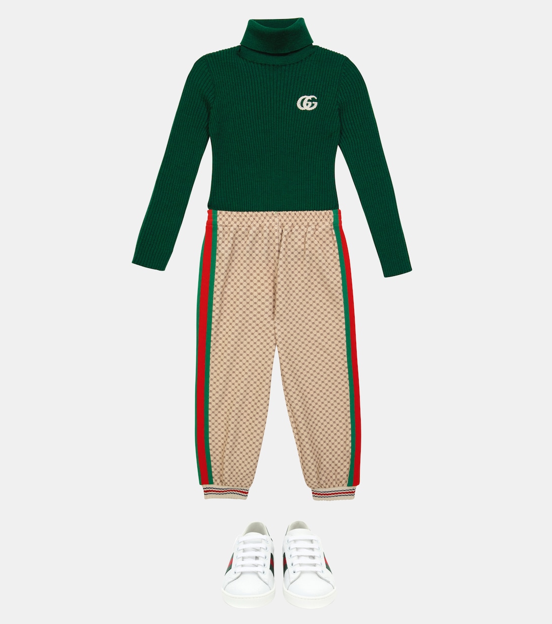 Ace leather sneakers | Gucci Kids
