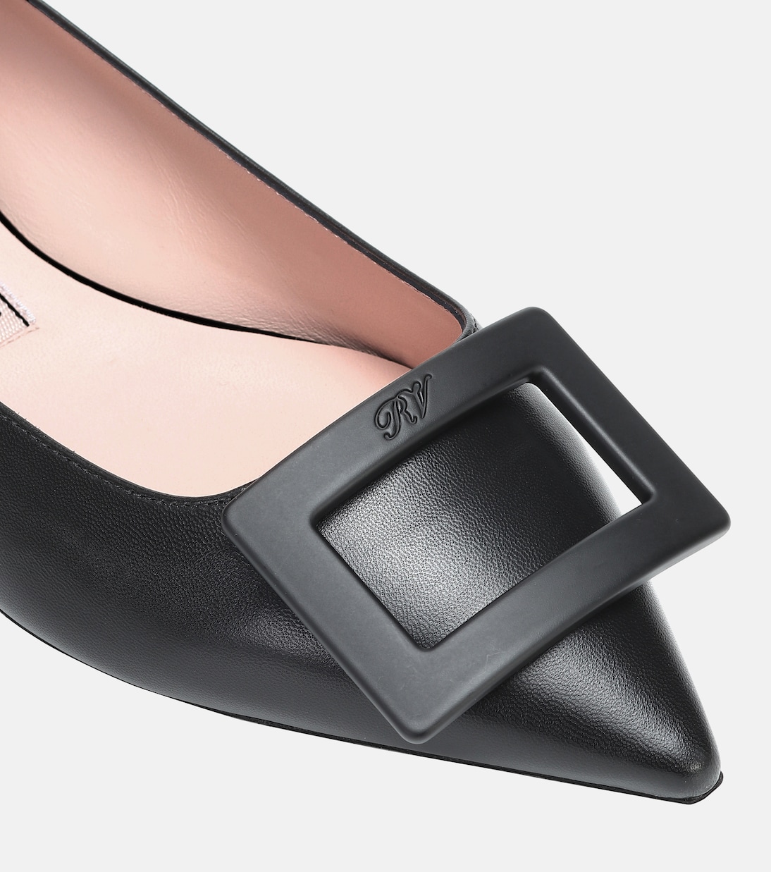 Gommettine Ball leather ballet flats | Roger Vivier