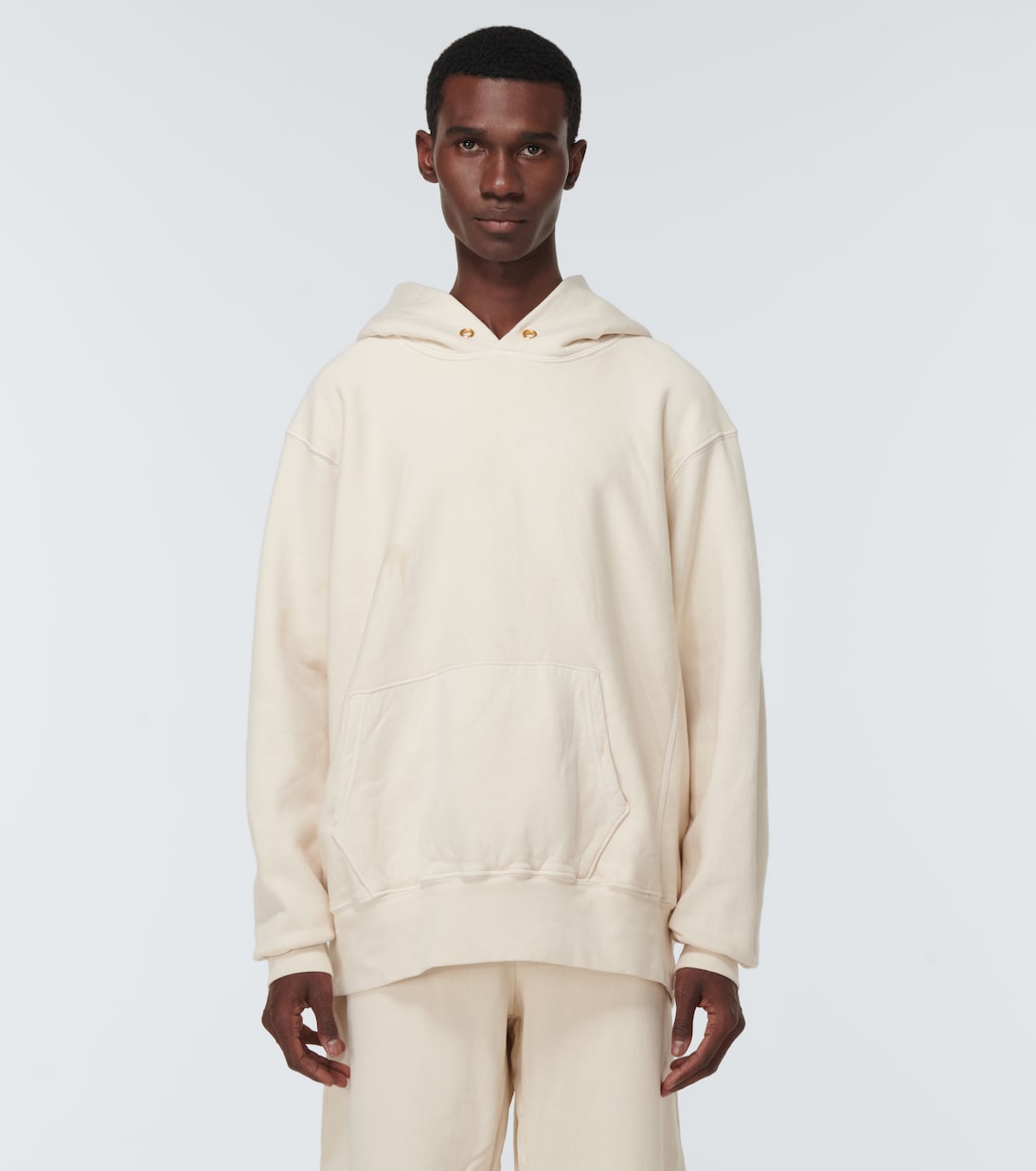 Cropped hooded sweatshirt | Les Tien