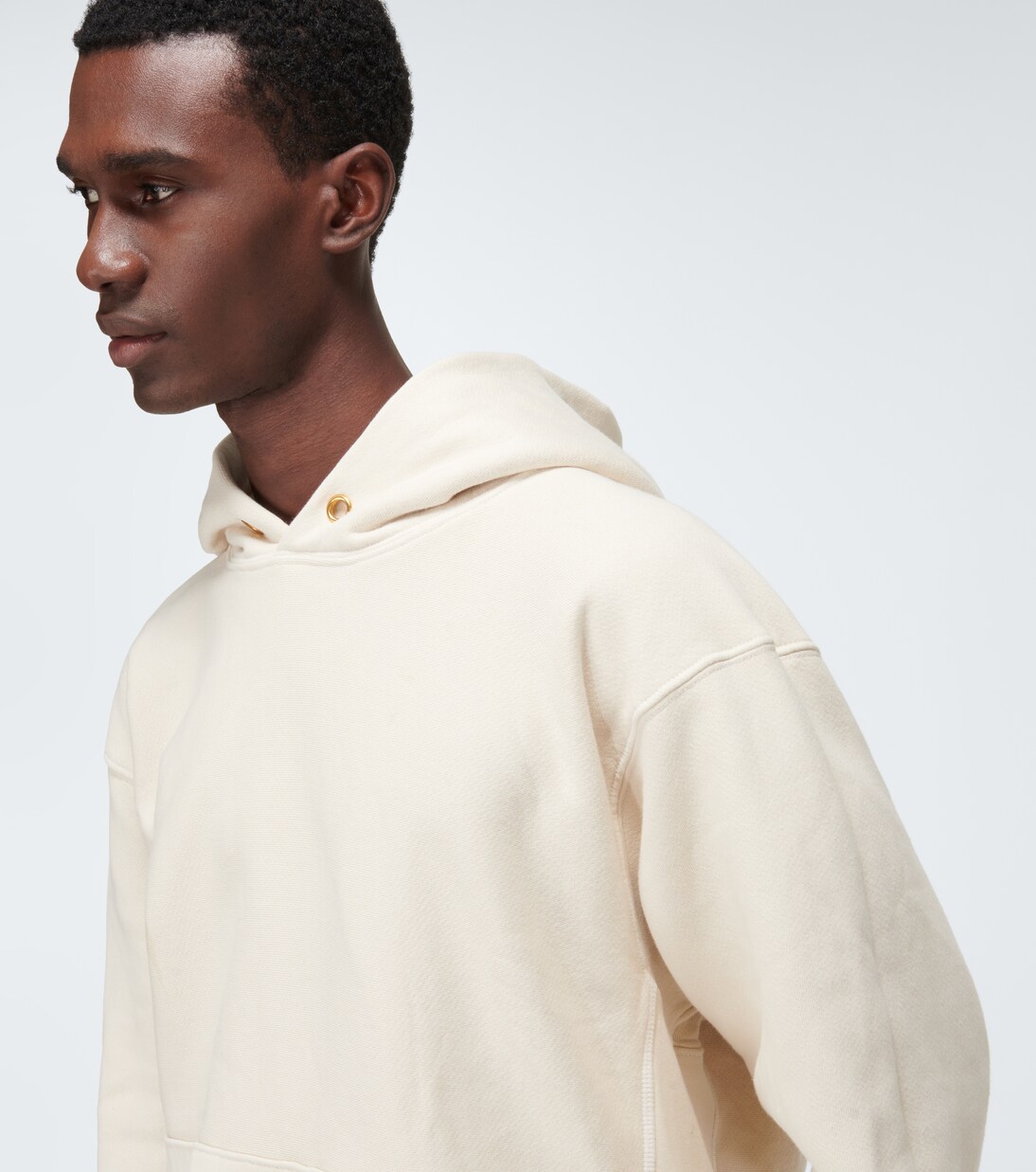 Cropped hooded sweatshirt | Les Tien