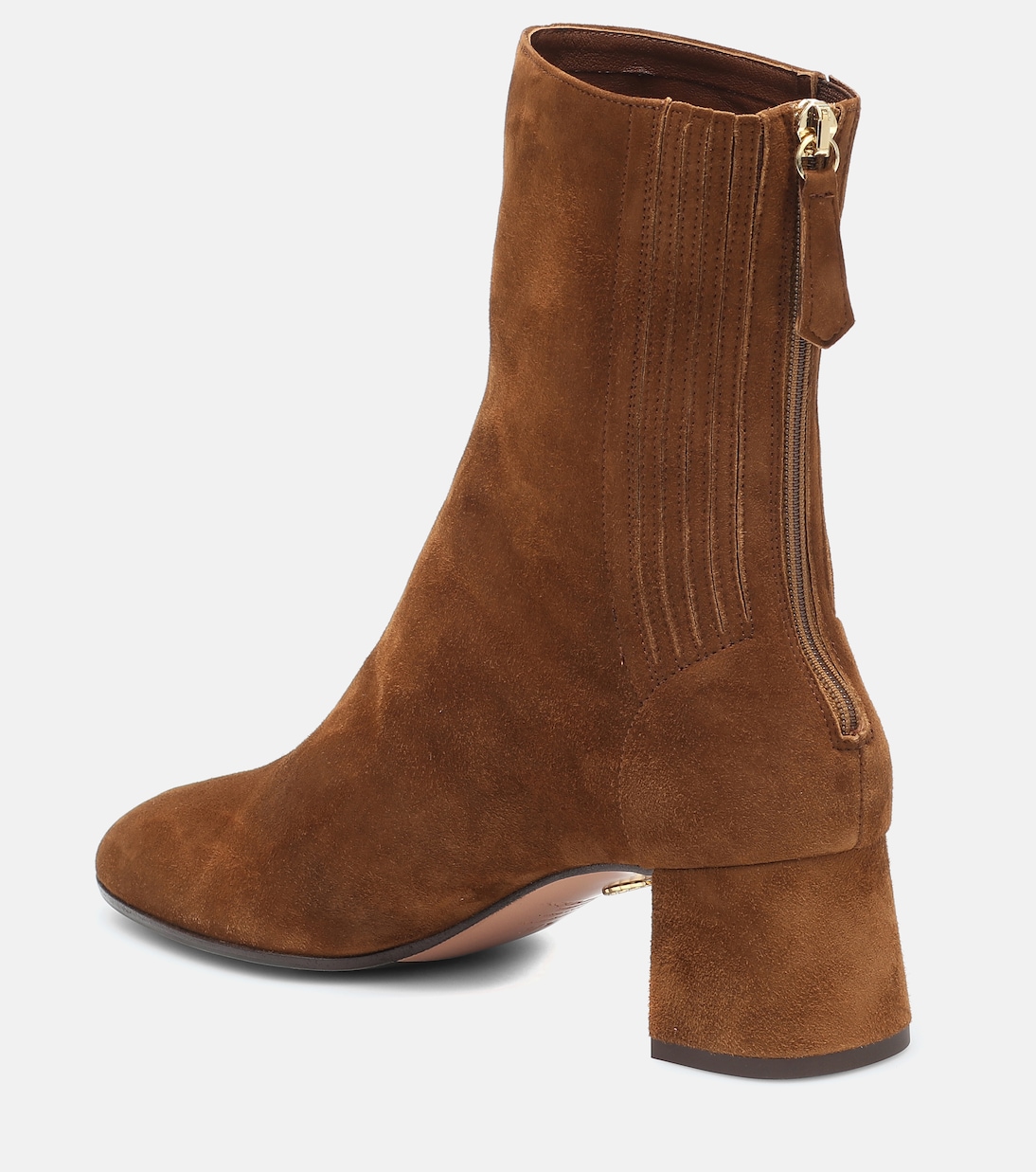 Saint Honoré 50 suede ankle boots | Aquazzura