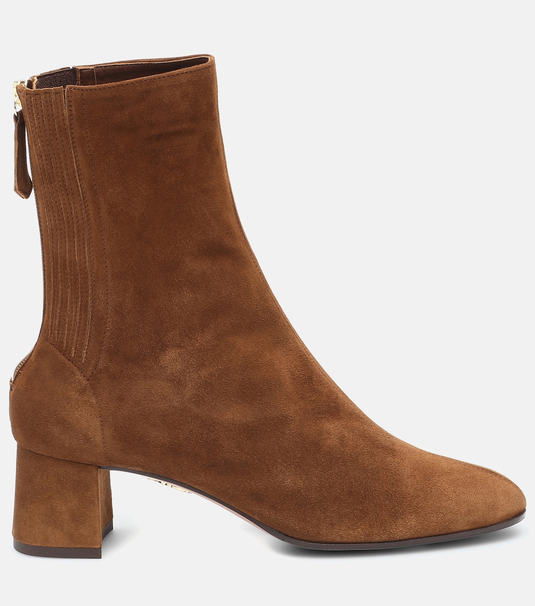 Saint Honoré 50 suede ankle boots | Aquazzura