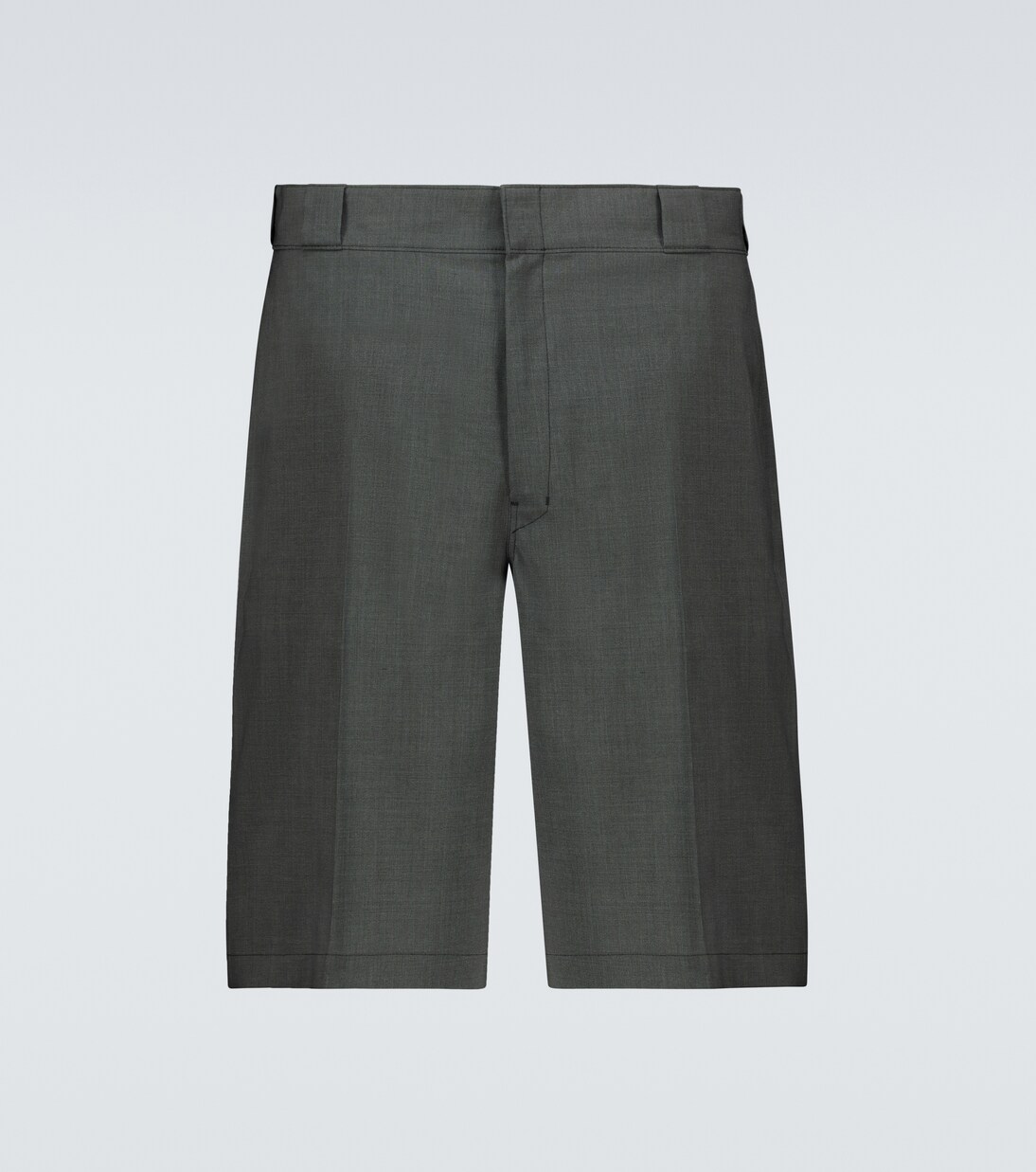 Tailored wool poplin bermuda shorts | Prada