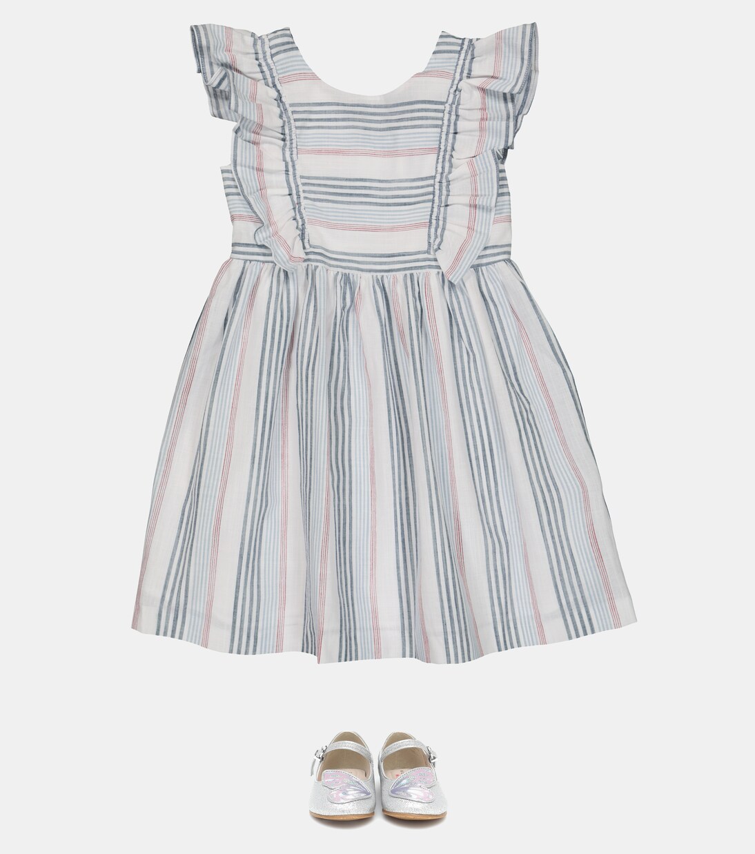 Striped cotton dress | Tartine et Chocolat