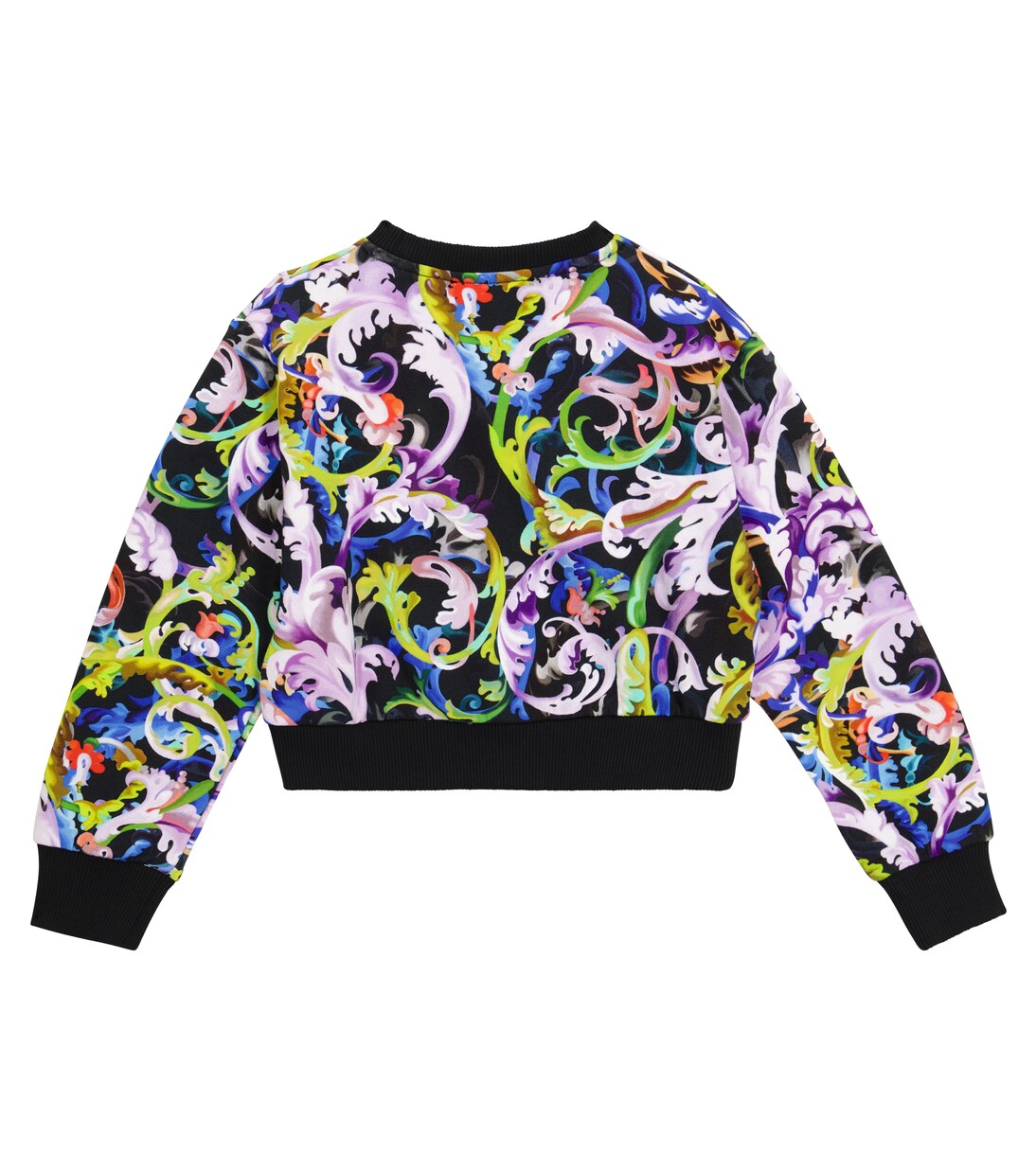 Sweat-shirt imprimé en coton | Versace Kids