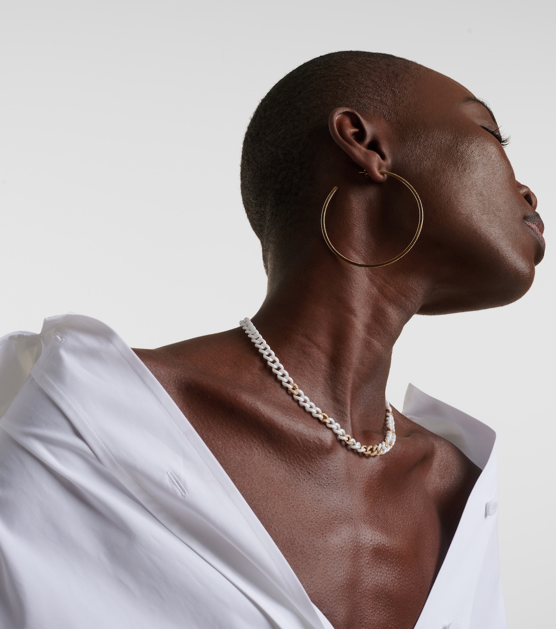 Ohrringe XL aus 18kt Gelbgold mit Diamanten | Shay Jewelry